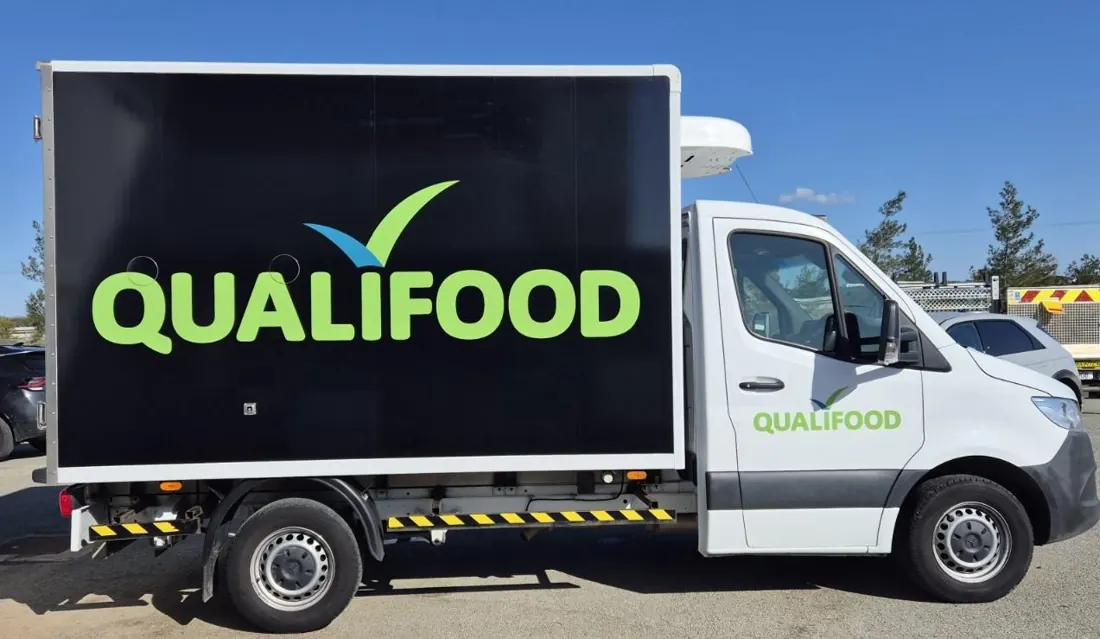Qualifood vehicle wrapping by SIGNPRO